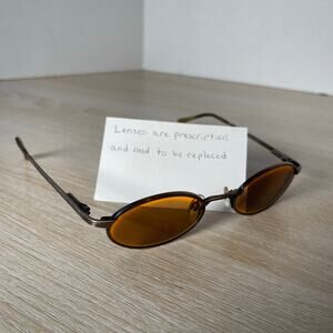 Vintage Costa Del Mar Coquina CQ-20 RARE! Sunglasses Brown Metal FRAME ONLY READ